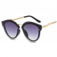 New Lady Frameless Cat Eye Sunglasses Trend Shade Sun Glasses Street Shot Sunglasses S8056