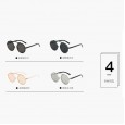 Personality round frame sunglasses men and women couple punk sunglasses the same paragraph wild glasses S17031