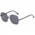 Large frame square metal chain clause sunglasses female tide street shot sunglasses men fashion glasses S9036