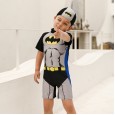 Cartoon superhero children swimsuit boy Siamese big boy hot spring baby swim trunks child swimsuit baby