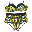 New bikini high waist fat woman XL swimsuit hollow