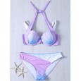 New swimsuit sexy swimsuit sexy 4 gradient shell bikini swimsuit