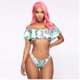 New one-piece swimsuit bikini ruffle swimsuit