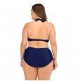Plus size bikini underwire big cup ladies swimsuit swimwear 8808