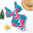 The new one-piece swimsuit female printed monokini swimsuit