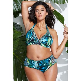 New plus size swimsuit women increase swimsuit large bikini