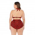 Large size bikini underwire large cup ladies swimsuit swimsuit 6655