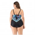 Siamese increase female swimsuit big cup MM swimwear steel support 8838