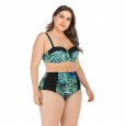 Large size bikini underwire large cup ladies swimwear swimsuit 6650
