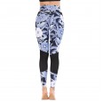 Running tight moisture wicking yoga pants sports fitness pants female printed leggings 024