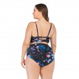 Large size bikini underwire big cup ladies swimsuit swimsuit 6645