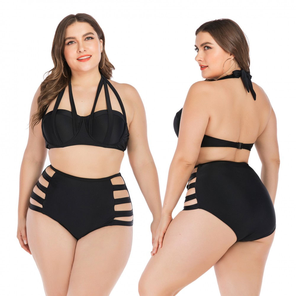 Large size bikini underwire large cup ladies swimsuit swimsuit 6654