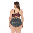 Large size bikini underwire large cup ladies swimwear swimsuit 6651