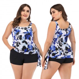 Split increase female swimsuit big cup MM swimsuit was thin 8847