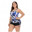 Split increase female swimsuit big cup MM swimsuit was thin 8847
