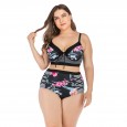 Large size bikini underwire large cup ladies swimsuit swimsuit 6652