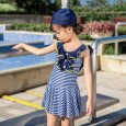 Children's one-piece swimsuit female baby spa skirt swimsuit lace edge cute princess 1013