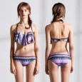 Hot spring sexy lady swimsuit sexy ruffled bikini 9093