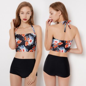 Sexy bikini split female swimsuit high waist swimsuit 9039