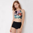 Sexy bikini split female swimsuit high waist swimsuit 9037