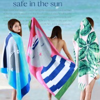 Beach towel new style cartoon printing class A formaldehyde-free adult swimming beach towel