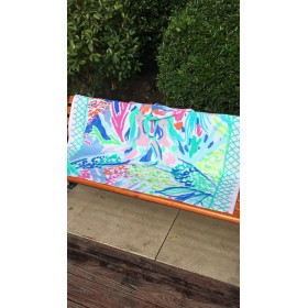 Pure cotton beach towel style active printing sports swimming children's large size adult bath towel 160 * 80