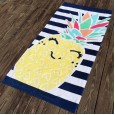Pure cotton beach towel style active printing sports swimming children's large size adult bath towel 160 * 80