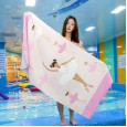 Pure cotton beach towel style active printing sports swimming children's large size adult bath towel 160 * 80