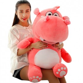 Cute hippo pillow doll crocodile plush toy children's toy rag doll to send girls wedding birthday gifts