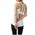 Fake two-piece vest loose blouse with sports yoga suit sports vest female loose
