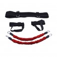 Leg strength training device lower limb bouncing training rope running power rope jumping squat taekwondo training