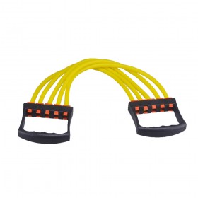 Chest Expander Five Tensioner Pectoral Arm Exercise Tensioner Removable Fitness Chest Expander