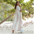 New spring new women's robe short-sleeved cotton and linen split big swing dress women's clothing