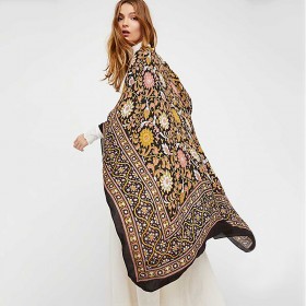 Summer hot sale new beach sunscreen outerwear printed women