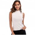 Women's summer sexy solid color with small suspenders knitted bottoming vest ladies outer wear