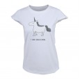 New unicorn animal print top round neck short sleeve T-shirt women