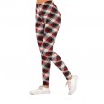 Hot selling new women's check printed casual pants slim slimming pants women tide