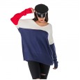 One-shoulder slim-fit long-sleeved sweater pullover solid color wild female bottoming shirt