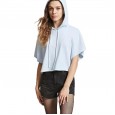 Summer women's casual loose hooded sweater women's new hooded short-sleeved t-shirt