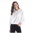 Women's Letter Print Hooded Sweater Women's Loose Pullover