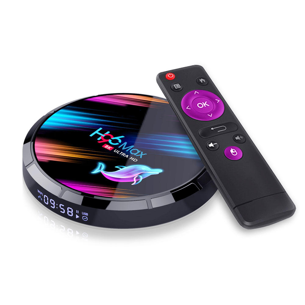 H96 Max X3 Amlogic S905X3 4GB RAM 32GB ROM 5G WIFI bluetooth 4.0 1000M LAN Android Android 9.0 4K 8K VP9 H.265 TV Box - EU 