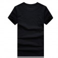 Plus Size S-4XL Black Skull 3D Printed Short Tees Casual Round Neck Short Sleeved T-shirt - Black S 