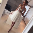 New Women's Sequins Deep V-Neck Sling Dress Nightclub Dress