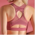 New sports mesh splicing beautiful back bra running training gathering stereotypes sports training sports underwear