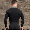 Men's high collar fitness long-sleeved PRO sports running long-sleeved T-shirt autumn and winter elastic quick-drying stand-up collar sweater 1058