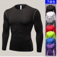 Men's tight training PRO sports fitness running long-sleeved wicking quick-drying long-sleeved shirt T-shirt clothes 10