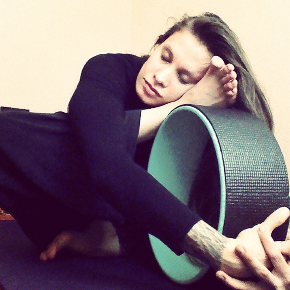 Thickened ABS material yoga wheel YogaWheel yoga circle fitness wheel yoga artifact bending artifact yoga wheel