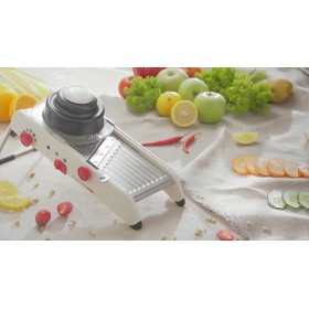 Stainless steel multi-function vegetable cutter press type hand-drawn potato radish slice shredder