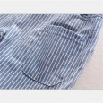 Boys summer new printed cartoon dinosaur short sleeve striped shorts boys suit