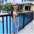 Girls summer suits new girls big children's overalls children's fashionable two-piece suit